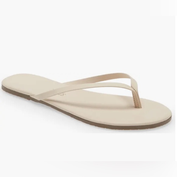 TKEES Shoes - TKEES Neutral Beige Thin-Strap Flip Flop Sandal